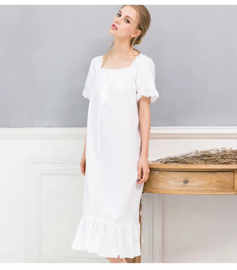 robe de nuit longue blanche