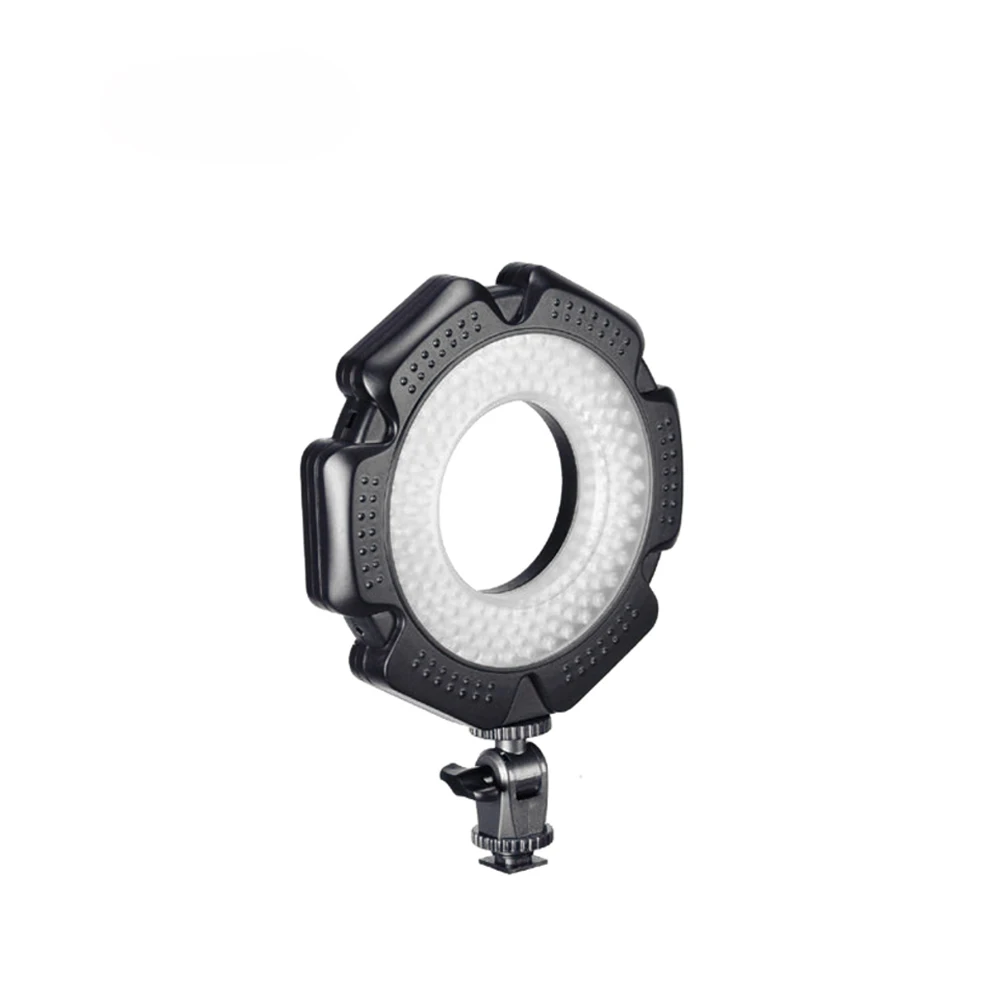 160 Макросъемка 10 Вт светодиодный видео-кольцевой светильник с регулируемой яркостью с переходными кольцами для камеры Canon Nikon sony Olympus DSLR