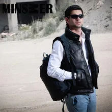 Зимняя мужская Длинная кожаная куртка с высоким воротником, пальто, теплая ветровка jaqueta masculina, черные мужские пуховики, однотонная цветная парка