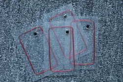 Прозрачный Пассивные RFID чипы в кредитных картах 86*54*0.8 мм RFID чистые карты MF1 S50