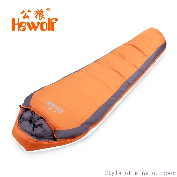 Male wolf sleeping bag, adult outdoor camping room, lunch break, warm
