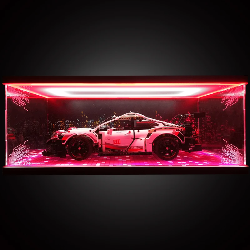 Акриловый чехол для дисплея lego Porsche 911 RSR 42096 technic строительные блоки игрушки
