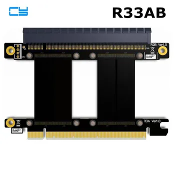 

Riser pci-e x16 to pcie 16x 3.0 Professional Engineering Test Extender riser Ribbon Cable 30cm 60cm 128G\bps For GTX1080 RX580