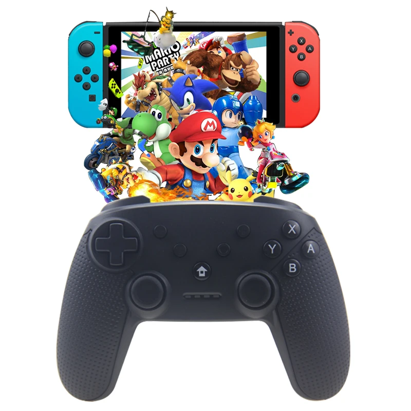 

Wireless Gamepad Game joystick Controller For Nintend Switch Pro Host Bluetooth controller Support Somatosensory Vibration