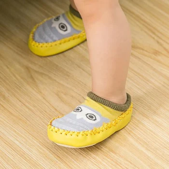 

2019 Newborn Spring Autumn Winter Infant Funny Socks Anti Slip Baby Boy Socks With Rubber Soles Baby Girl Cute Socks