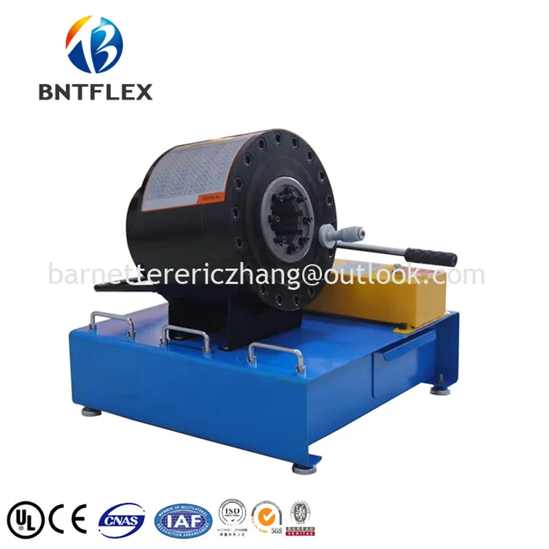 

Barnett 51mm manual hydraulic press pipe with 10 dies for free