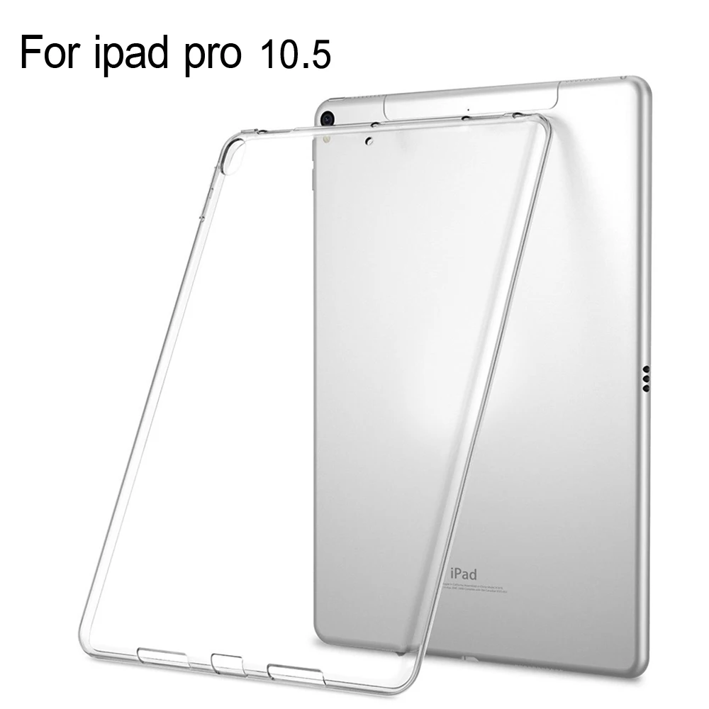 Для планшета apple Ipad pro 10,5 чехол Slim Crystal Clear ТПУ Силиконовая Защитная задняя крышка + стилус для Чехол для Ipad pro с 10,5