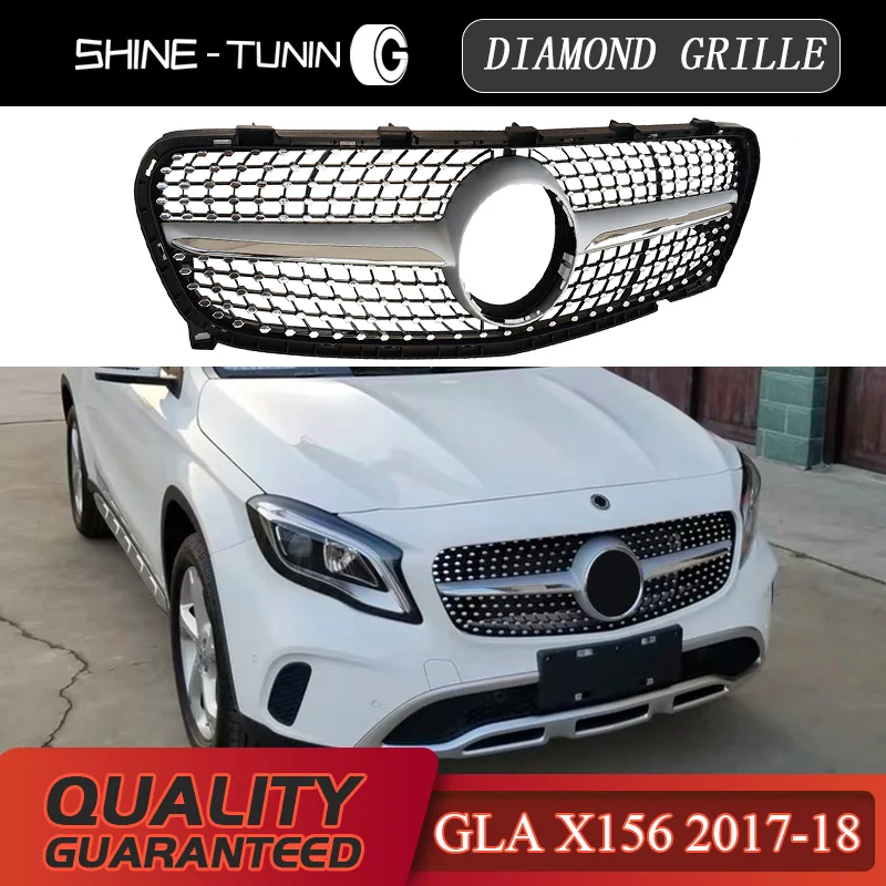 Diamond Grill Suitable For Gla Class X156 Grille Gla180 Gla200 Gla250