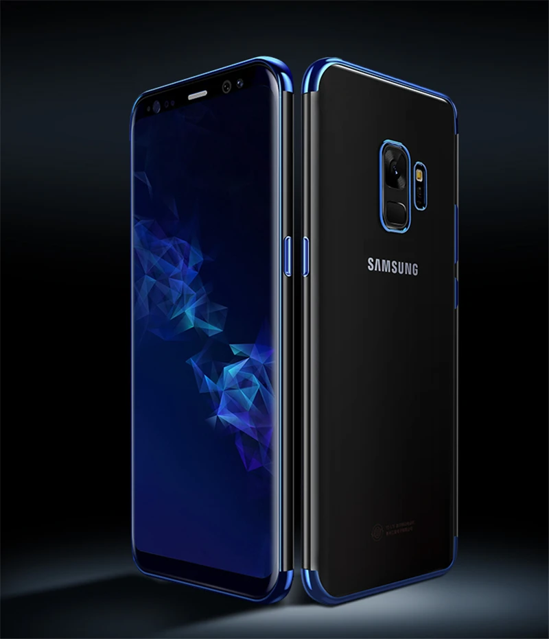 Роскошный мягкий ТПУ чехол 3 в 1 с покрытием для Samsung Galaxy S20 U S10 S9 S8 Plus A50 A40 A10 A71 A51 Note