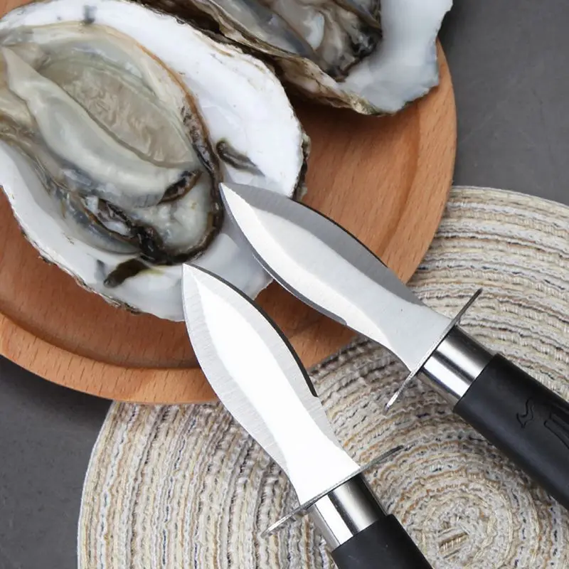 Нож для устриц с острым краем инструмент открывания морепродуктов|Приборы