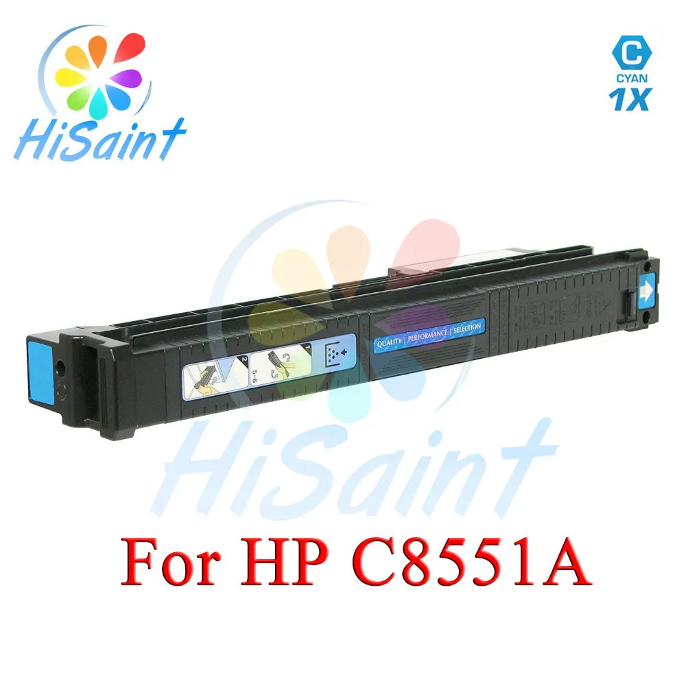 The new listing Hisaint Hot Compatible Replacement Cyan Toner Cartridge (25000 Page Yield) Equivalent to For HP C8551A - Generic