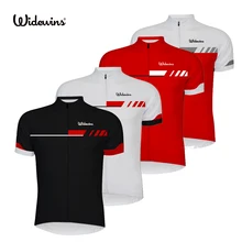 Widewins велосипед Команда женщин/мужчин Велоспорт Джерси Топы короткий рукав велосипед одежда Летний стиль велосипедный одежда белый/черный/красный 6510