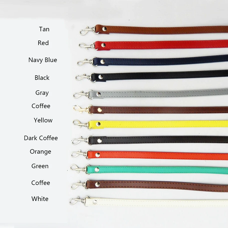 

120cm Leather Shoulder Bag Strap Handle Silver Buckle Bag Accessories for DIY Crossbody Bags Adjustable Belt Handle Replacement