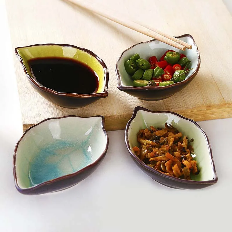 Японский стиль многофункциональный уксус соус блюдо творческая Фруктовая тарелка кухонная утварь керамическое маленькое блюдо закуски лоток h2