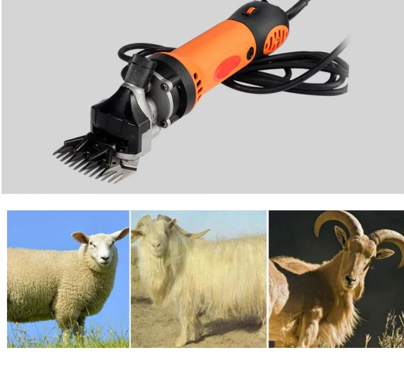 Update ELECTRIC 690W SHEEP Cutter /GOATS SHEARING CLIPPER + 13 tooth straight blade High power