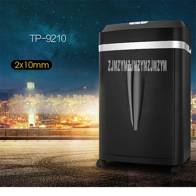 Cheap 9210 20L Electric Mini Shredder File Shredder Strip Office Home High Power Electric Shredding 220V/300W paper shredder 2*10mm Cheap 9210 20L Electric Mini Shredder File Shredder Strip Office Home High Power Electric Shredding 220V/300W paper shredder 2*10mm