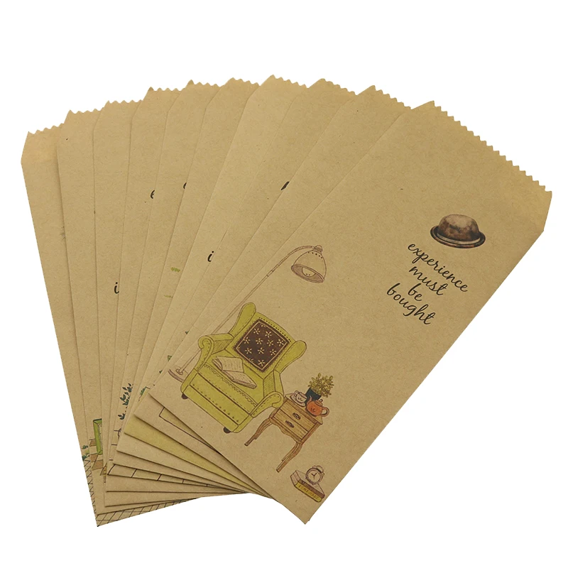 

Vintage style envelope in 20 pieces / batch of paper cute prints leave a gift invitation to participate in the wedding envelope