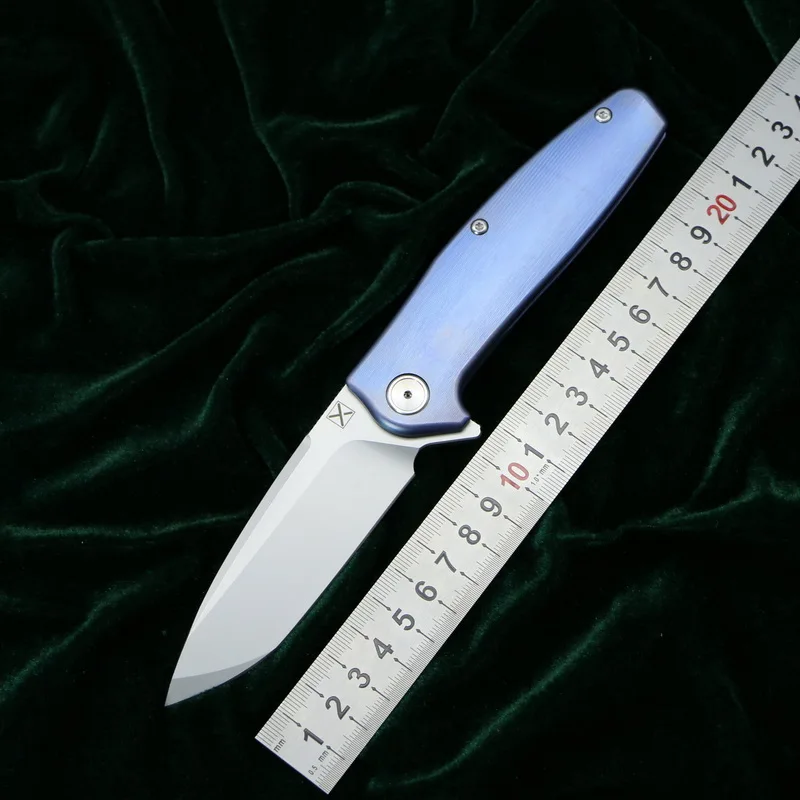 

LOVOCOO YX750 NEW folding knife Ball bearing VG-10 blade Titanium handle camping hunting Outdoor pocket fruit knives EDC tools