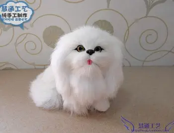 

The imitation small animal household furnishes the child baby toy doll lovely dog dog gift good small jingba