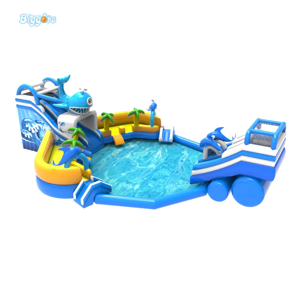 9324 inflatable water park (4)