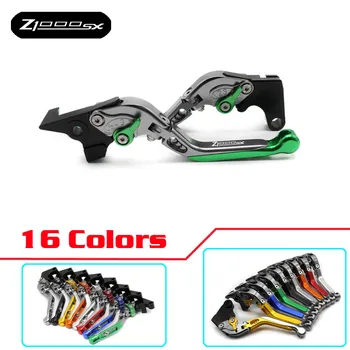 

New Laser Engraved Logo For Kawasaki Z1000 SX Z1000SX/Tourer 2017 CNC Adjustable Motorcycle Brake Clutch Levers