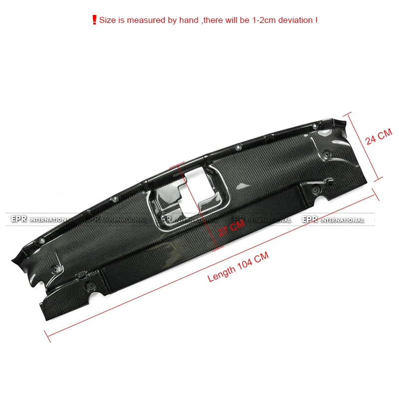 

Car Accessories For Ford 2015 Mustang Carbon Fiber OEM Cooling Panel Glossy Fibre Engine Body Kit Racing Interior Cover Trim