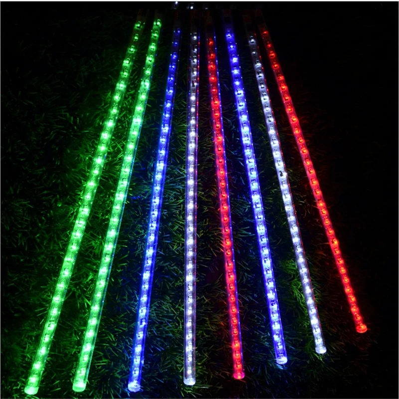 LED Christmas light , tree pendant led meteor tube ,8pcs 50cm tubes/set
