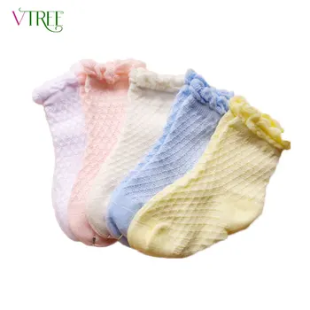 

V-TREE Fashion cute baby socks cotton baby clothing newborn meias socks for baby boys girls net calcetines infant socks