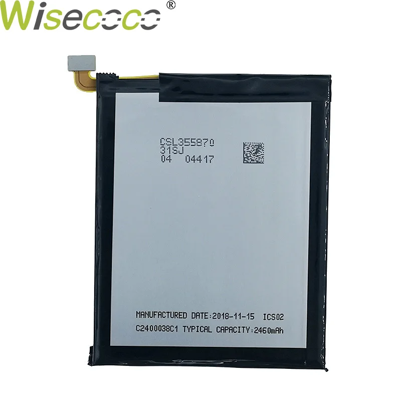 Wisecoco 2460 мА/ч, TLP024C1/TLP024CJ Батарея для Alcatel Работает с любым оператором, A3 OT-5046/Touch Shine Lite OT-5080X OT-5046D OT-5046Y 5046D 5046Y