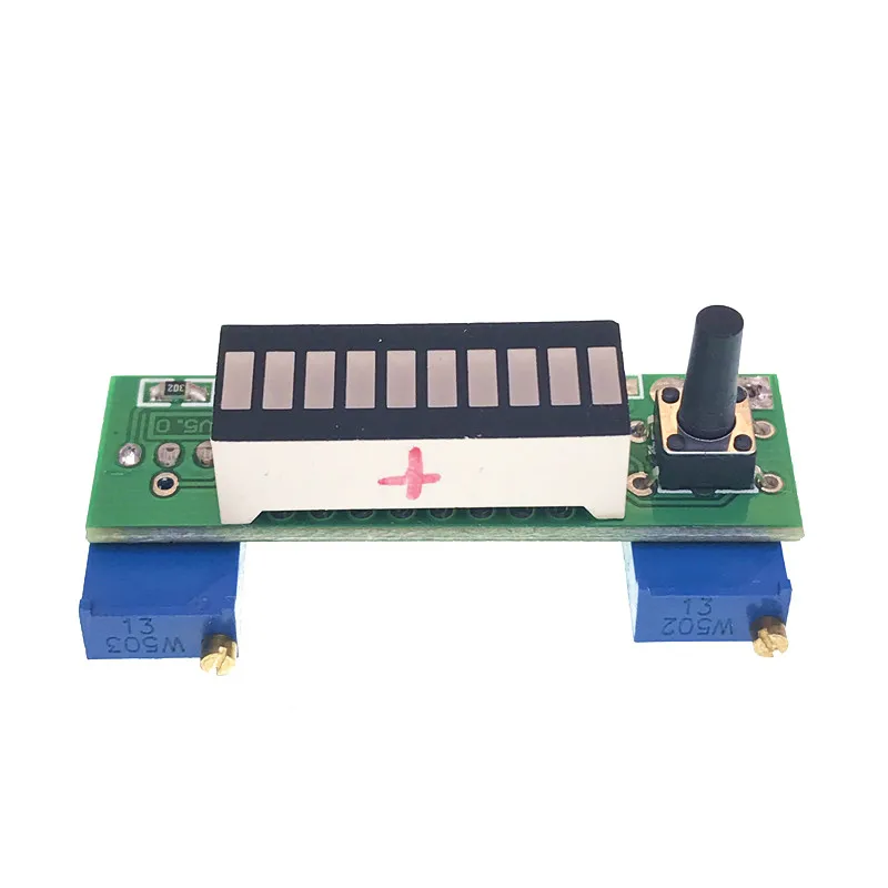 LM3914 синий 10 сегметный 3 7 V литиевая батарея 12V Батарея Ёмкость индикатор модуль