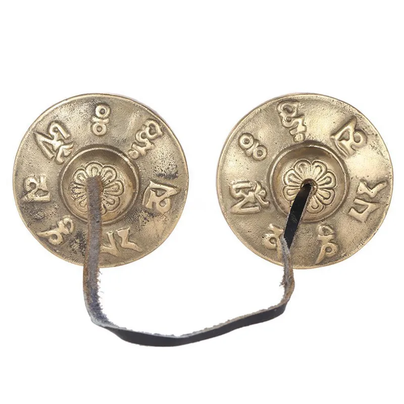 

XFDZ 2.6in Compact Handcrafted Metal Relaxation Tingsha Cymbal Bell