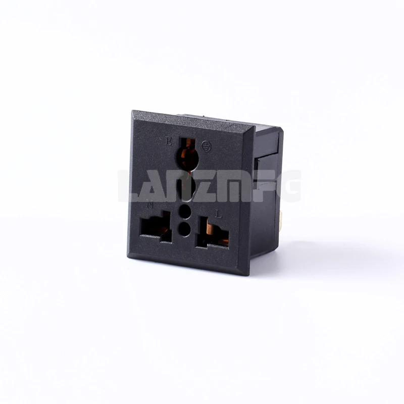 

LZ-F-T3 Universial 3p Brazilian ac power socket iec power socket