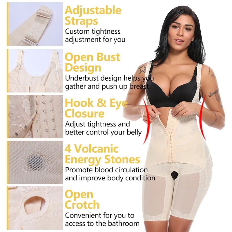 VASLANDA для женщин полный послеродовой шейпер для тела похудение нижнее белье сексуальное восстановление боди Booty лифтинг талии корсет Mujer Fajas