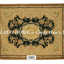 8'x10' ковры Обюссон; цвет черный, бежевый; medallian ковры Обюссон для украшения дома Коврики для спальни