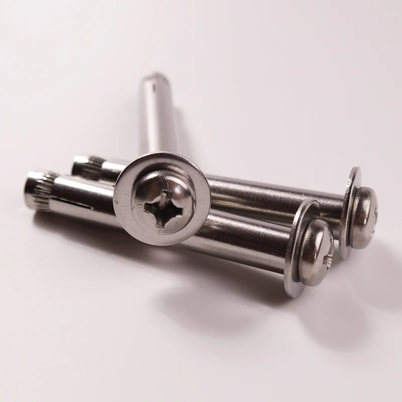 M10 304 Stainless Steel Metric Thread Expansion Screw With Cross