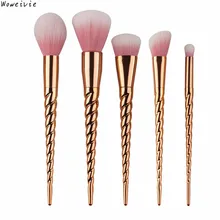 5PCS Fashion Make Up Foundation Eyebrow Eyeliner Blush Cosmetic Concealer Brushes Free Shipping