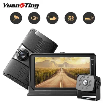 

YuanTing IP 69K Waterproof Night Vision Backup Camera with 7'' FHD 1080P G-Sensor Motion Detection&Loop Recording DVR System
