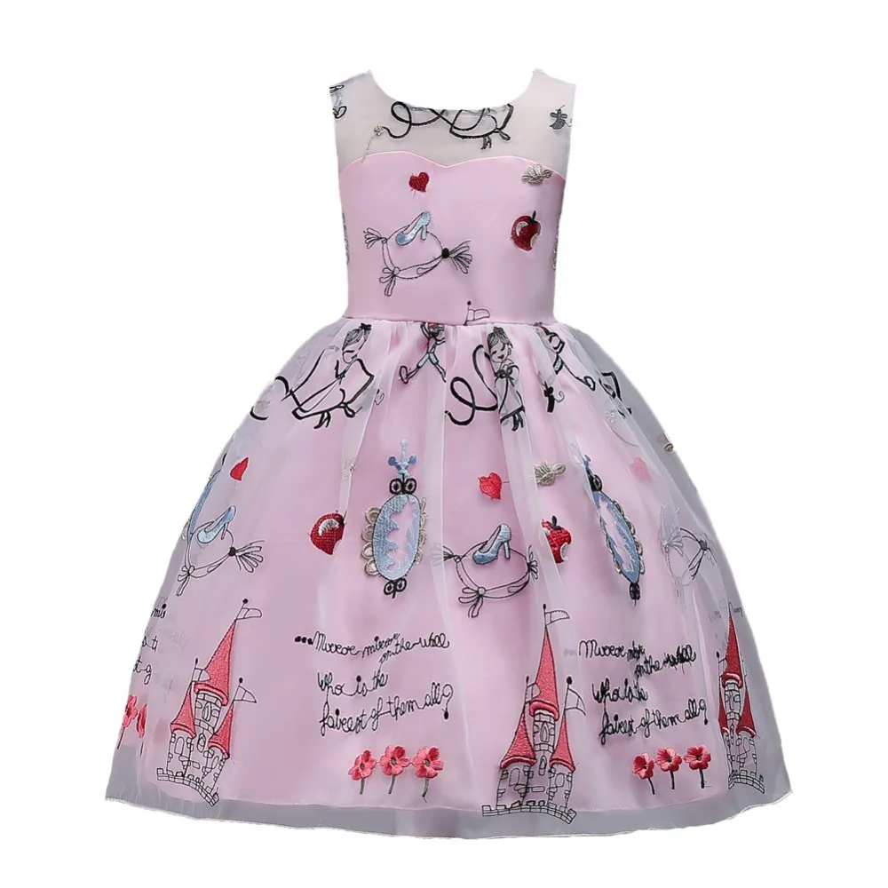 

Dress For Girls 3 to 15 Years Wedding Party Dresses Flower Girls Princess Dress 10 to 12 Years Child Girl School Party Dress 14