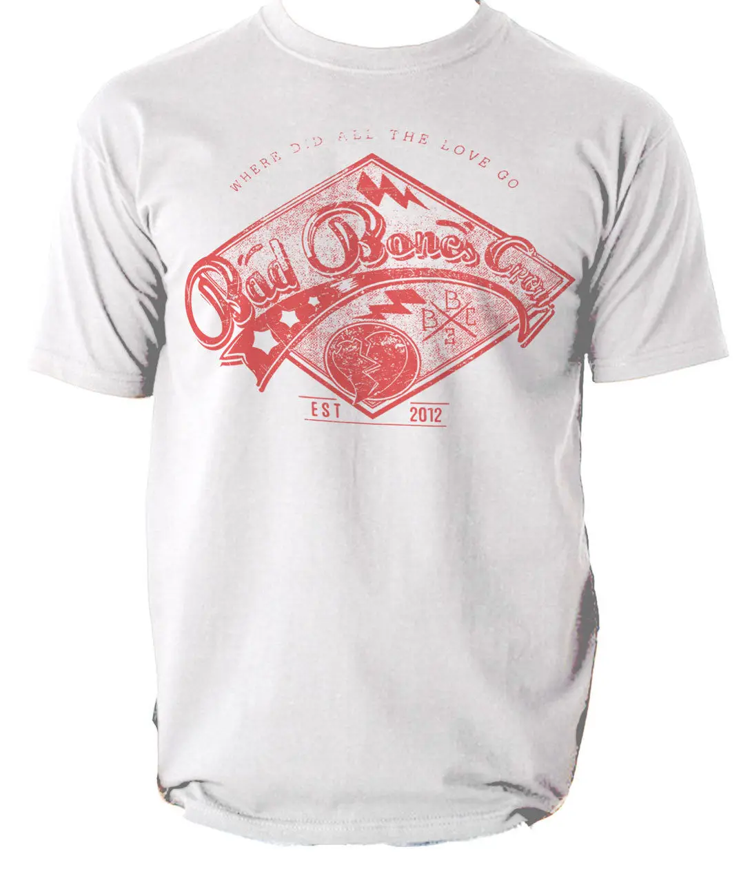 BAD BONE CREW T-Shirt винтажный дизайн ретро любовь крутая Мужская S-3XL футболка Летняя Новинка мультяшная футболка мужская 2018 новая