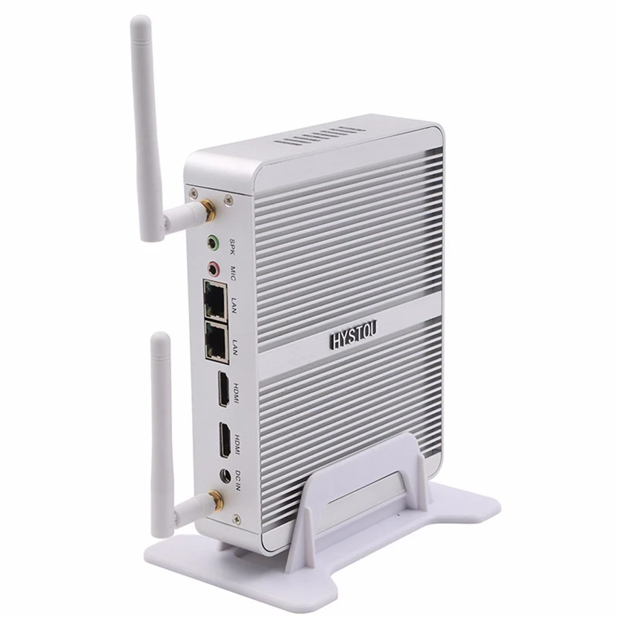 Безвентиляторный мини ПК i3 6100U поддержка DDR4 настольные компьютеры Intel NUC Celeron