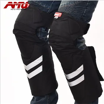 

AMU motorcycle electric car knee thickening cold warm breathable sweat sweating autumn and winter drop protection device P16