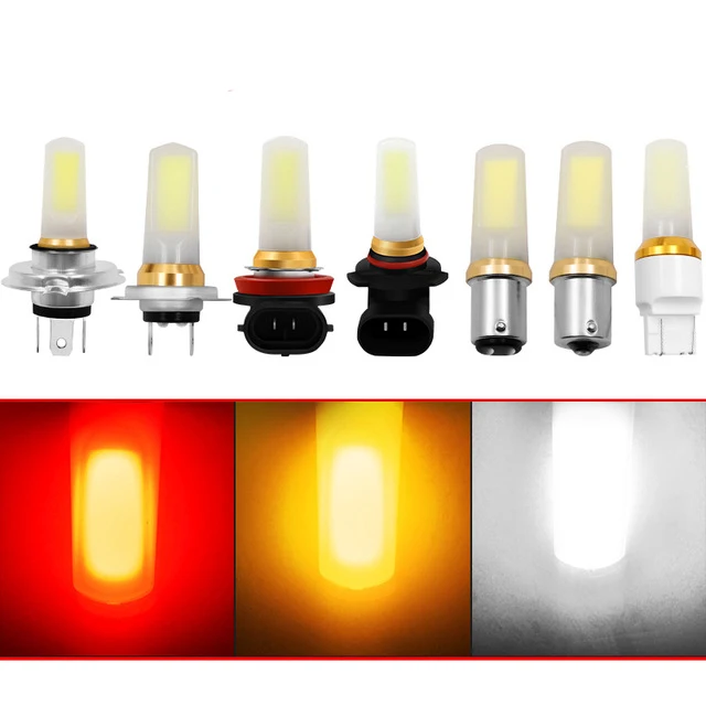 

1X H8 H11 led h4 h7 9006 t20 1156 1157 led Fog Lamp Light Turn signal Bulb brake light Turning Parking Bulb 12V