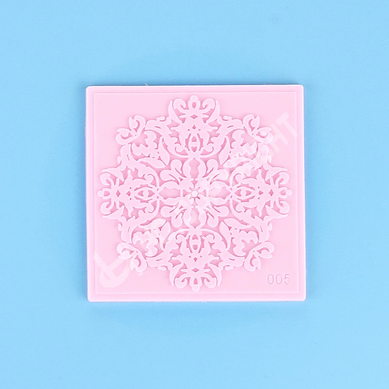 

1pc Lovely Square Small Flower Lace Shape Silicone Mould Cake Chocolate Cookies Mat Kitchen Handmade Home DIY Decor Sugarcraft