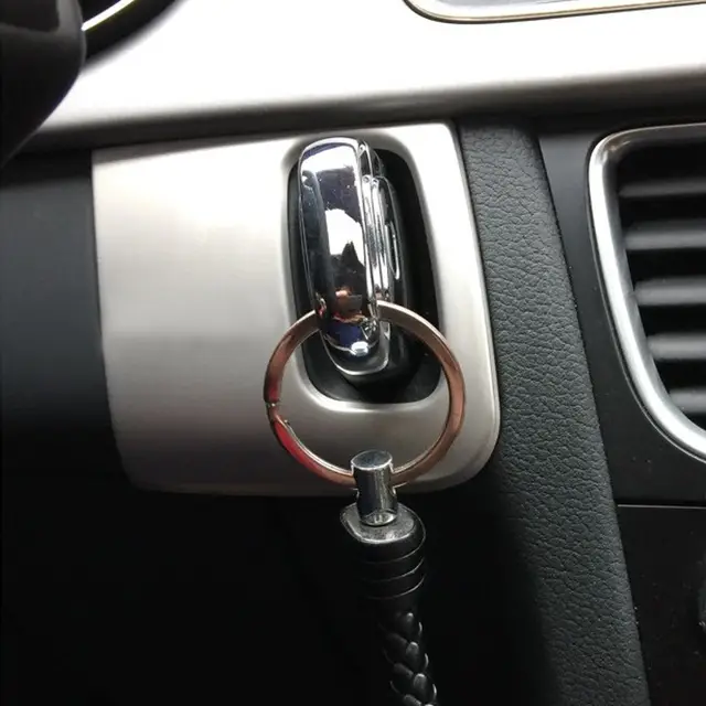 Us 2 49 20 Off For Audi A4 B6 B8 A5 8t S5 2008 2015 Stainless Steel Interior Car Keyhole Decorative Cover Trim S Sline Emblem Accessories In Car