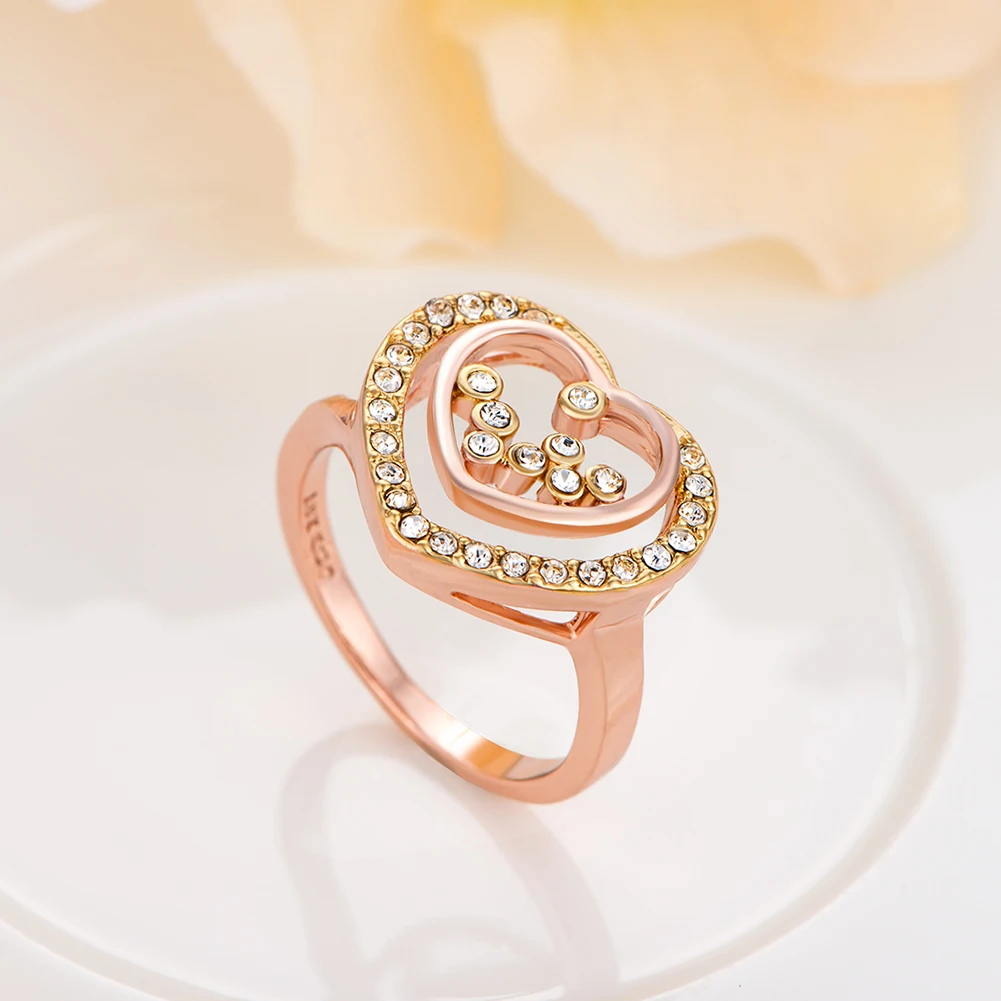 Женские кольца anillos heart alianzas стразы для женщин Ретро стиль|Кольца| |