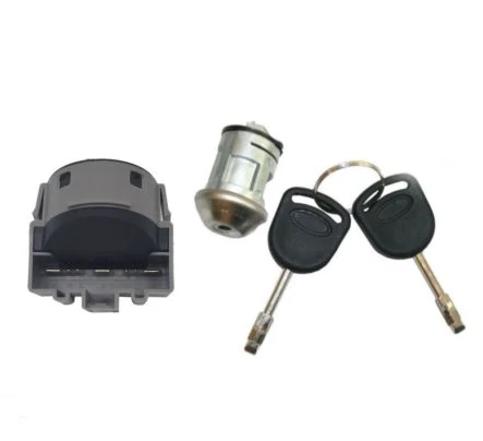 

IGNITION STARTER SWITCH IGNITION LOCK BARREL WITH 2 KEYS FOR FORD TRANSIT MK6 2000-2006 C-MAX B-MAX FIESTA FOCUS S-MAX