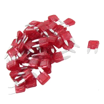 

60PCS 10A 10A Auto Mini Blade Fuses Red for Car