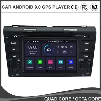 

7' IPS Android 9.0 Octa Core Car DVD GPS Headunit For MAZDA 3 2004-2009 Multimedia Radio stereo Navigation SD BT USB Mirror Link