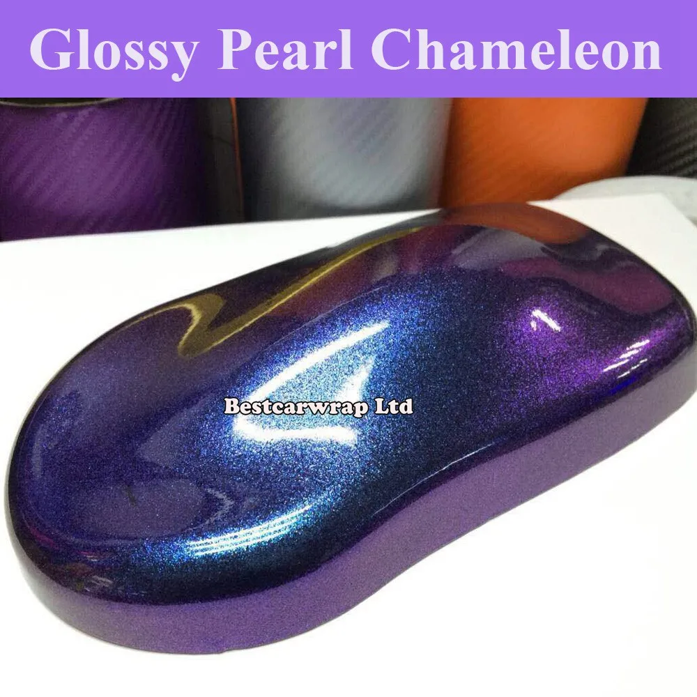 

Blue purple Pearl Gloss Rainbow Shift Vinyl Wrap Film With Air Bubble Free Shiny Flip Flop Car Wrap Sticker Size:1.52*20M/Roll