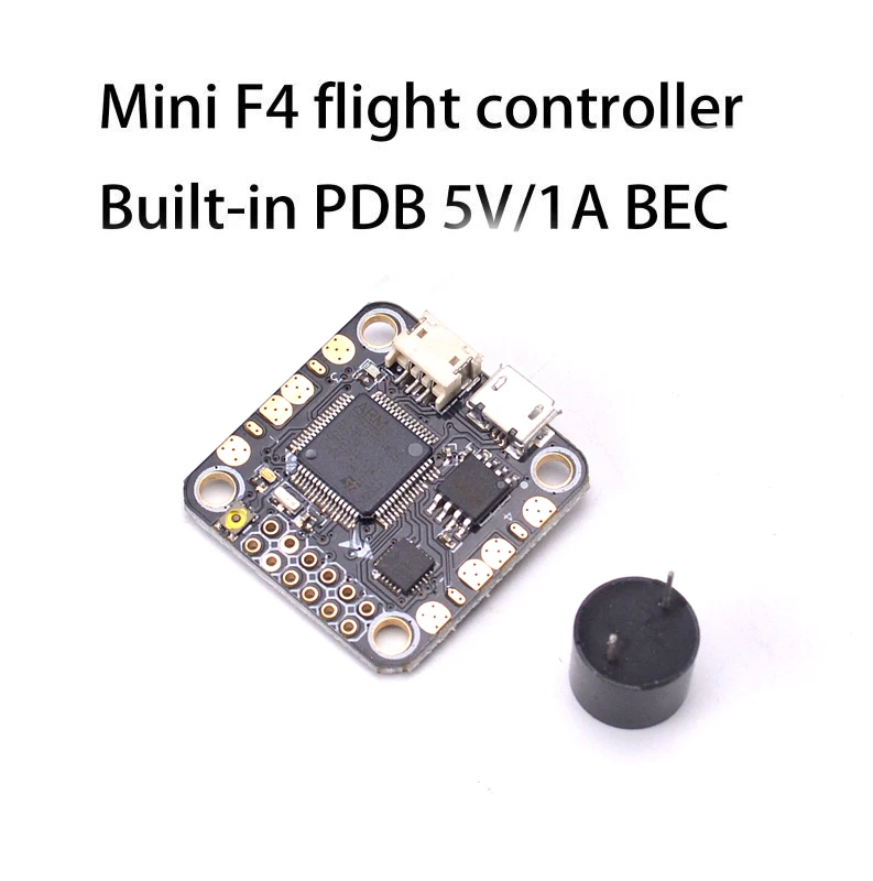 

New Mini F4 Flight Controller Board Built-in PDB 5V/1A BEC with buzzer For RC Multicopter Quadcopter